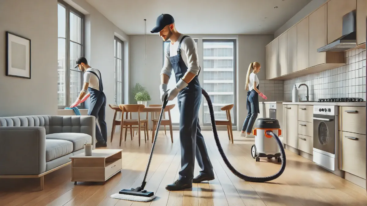 Professional move-out cleaning scene in Austin Professional move-out cleaning scene in Austin